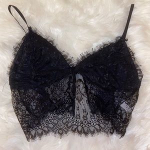 Lace Black Bralette